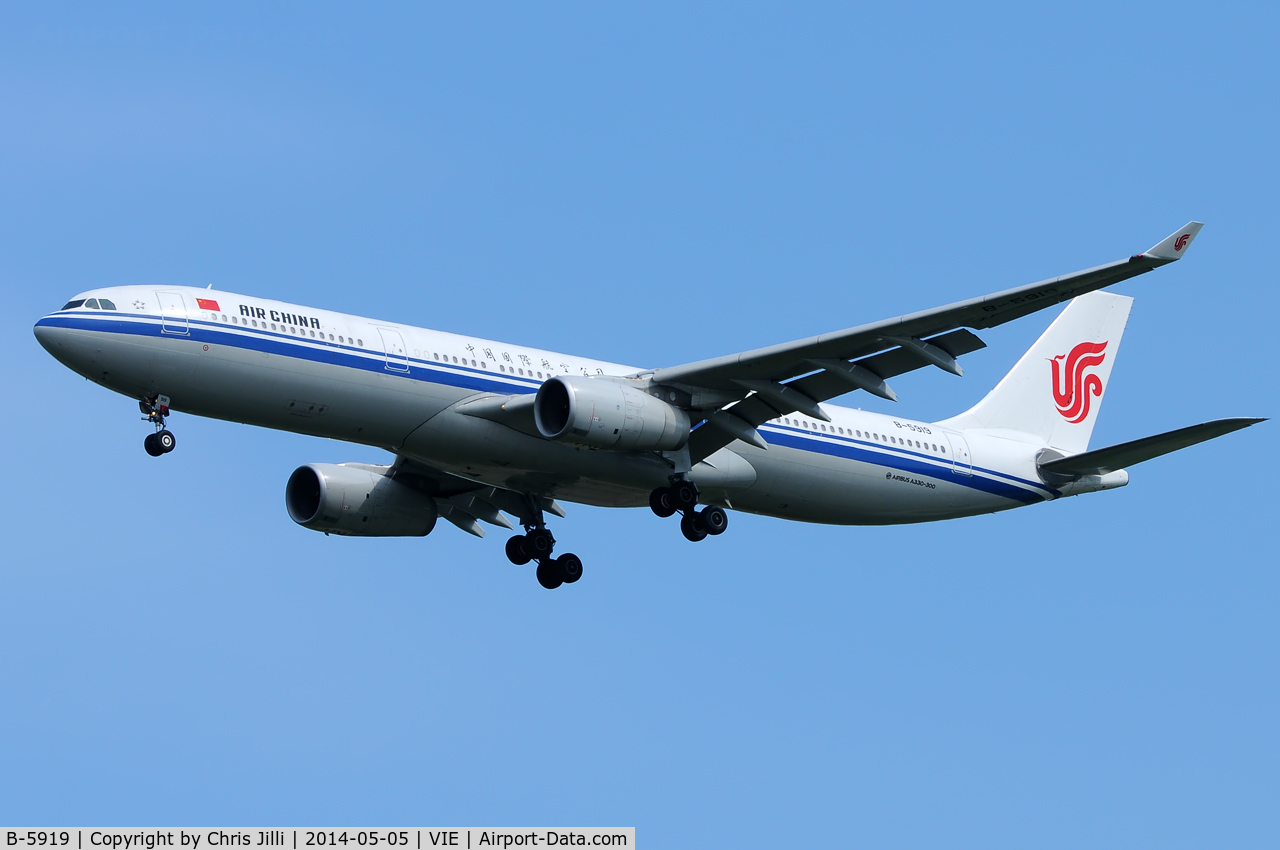 B-5919, 2013 Airbus A330-343X C/N 1413, Air China