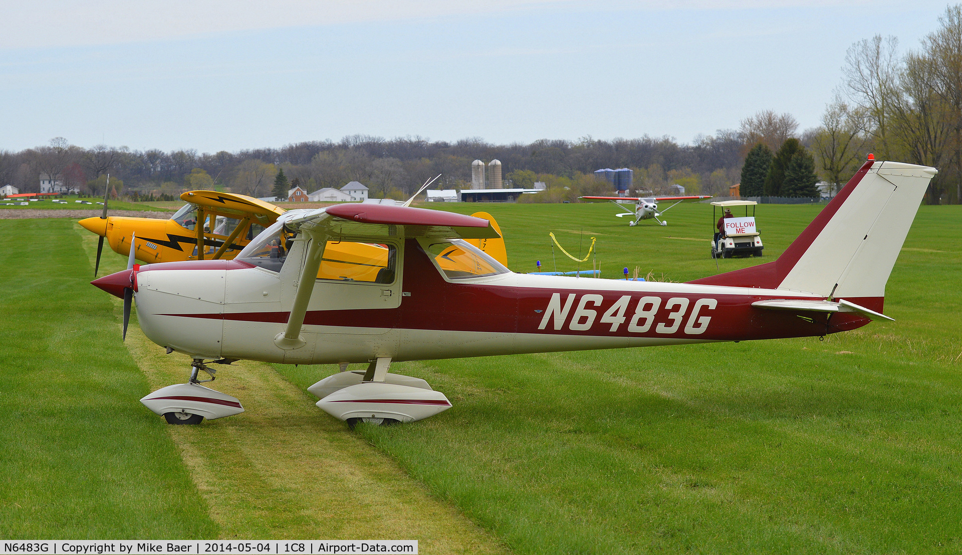N6483G, 1970 Cessna 150K C/N 15071983, N6483G @ 1C8