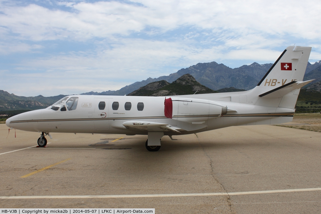 HB-VJB, 1978 Cessna 501 Citation I/SP C/N 501-0067, Parked