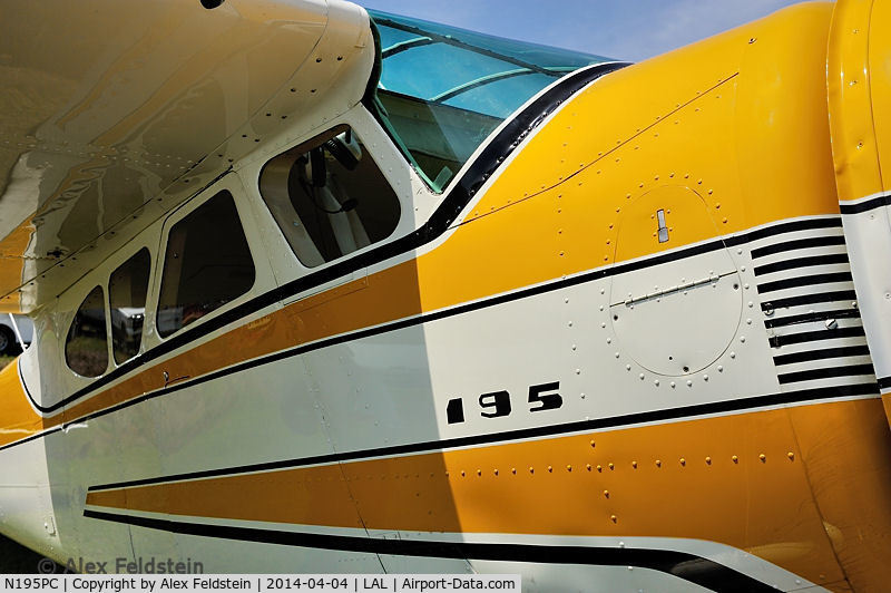N195PC, 1954 Cessna 195B Businessliner C/N 16140, Sun-N-Fun 2014