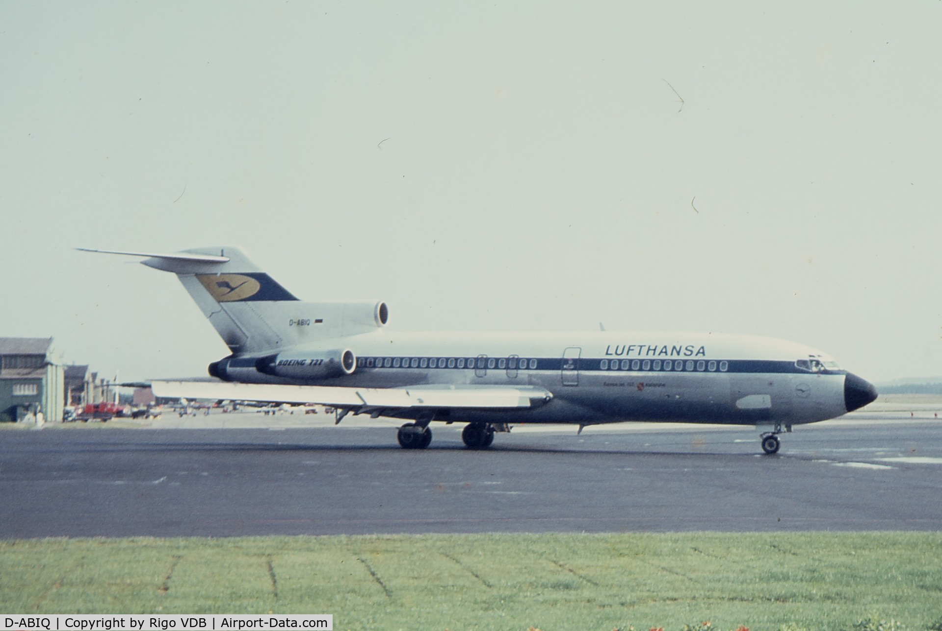 D-ABIQ, 1965 Boeing 727-30 C/N 18371, Late Sixties.