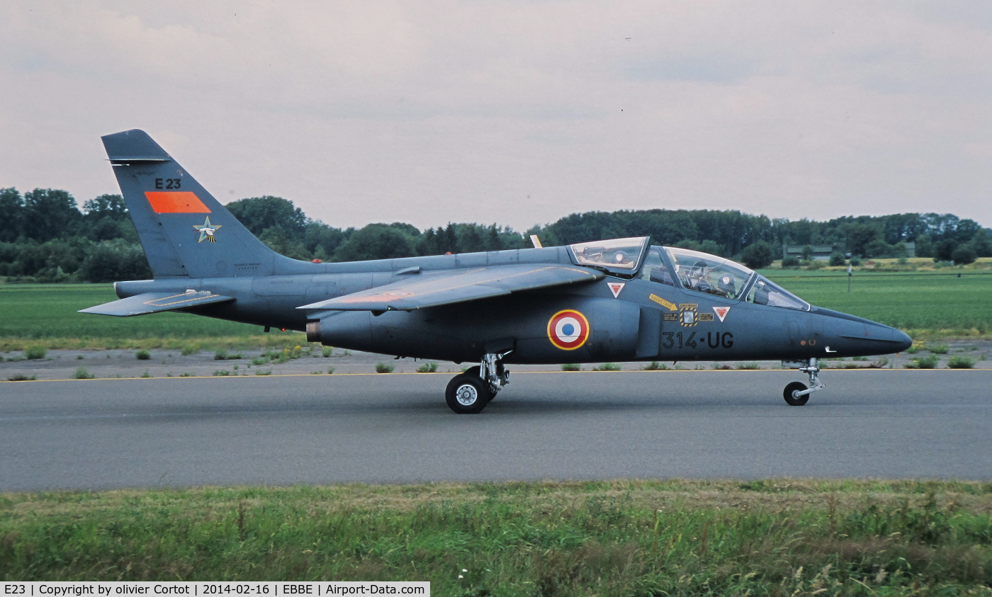 E23, Dassault-Dornier Alpha Jet E C/N E23, Beauvechain trainers meet 2003