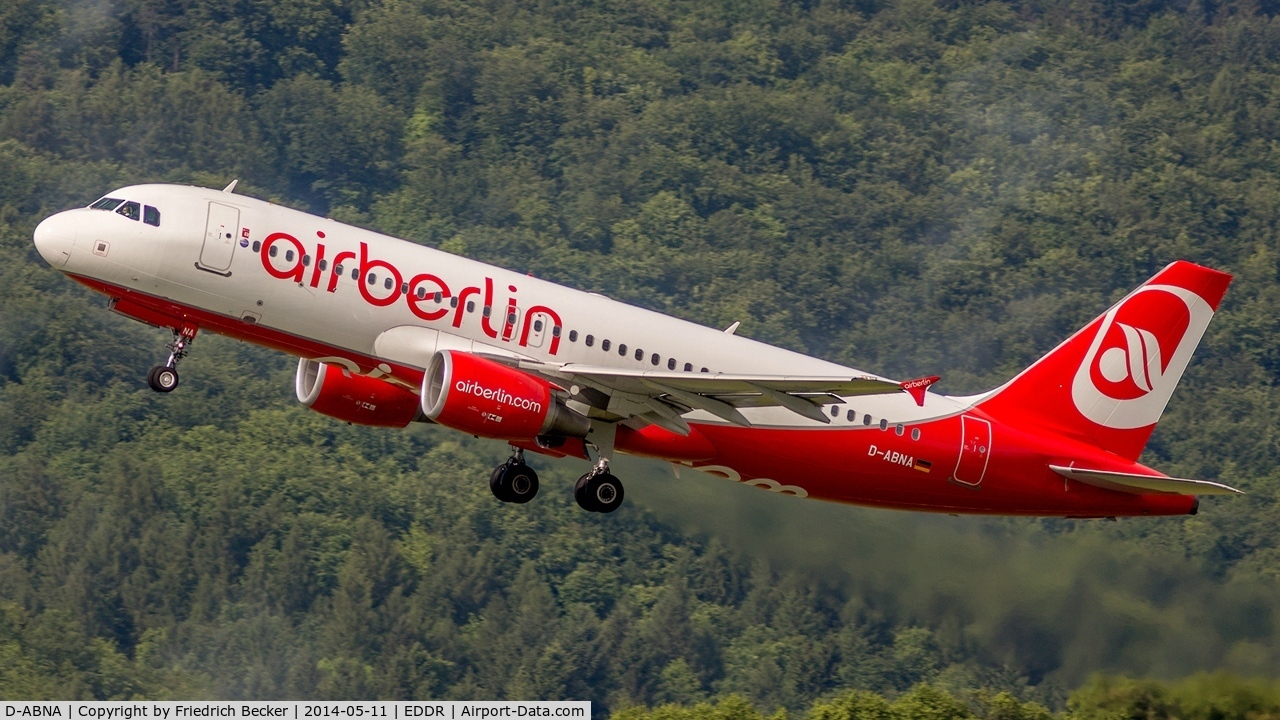 D-ABNA, 2012 Airbus A320-214 C/N 5191, departure to Tegel via RW27