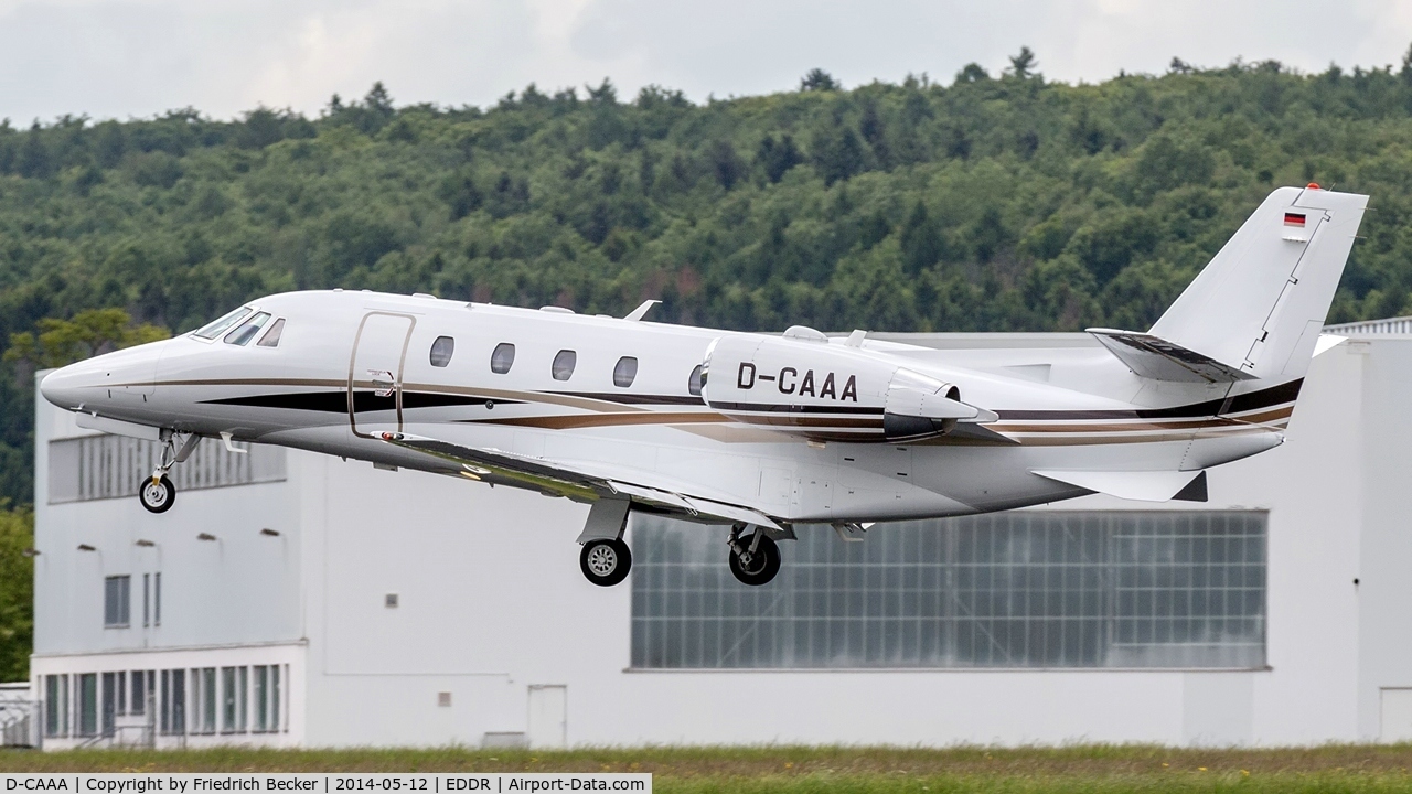 D-CAAA, 2005 Cessna 560XLS Citation Excel C/N 560-5555, departure via RW27