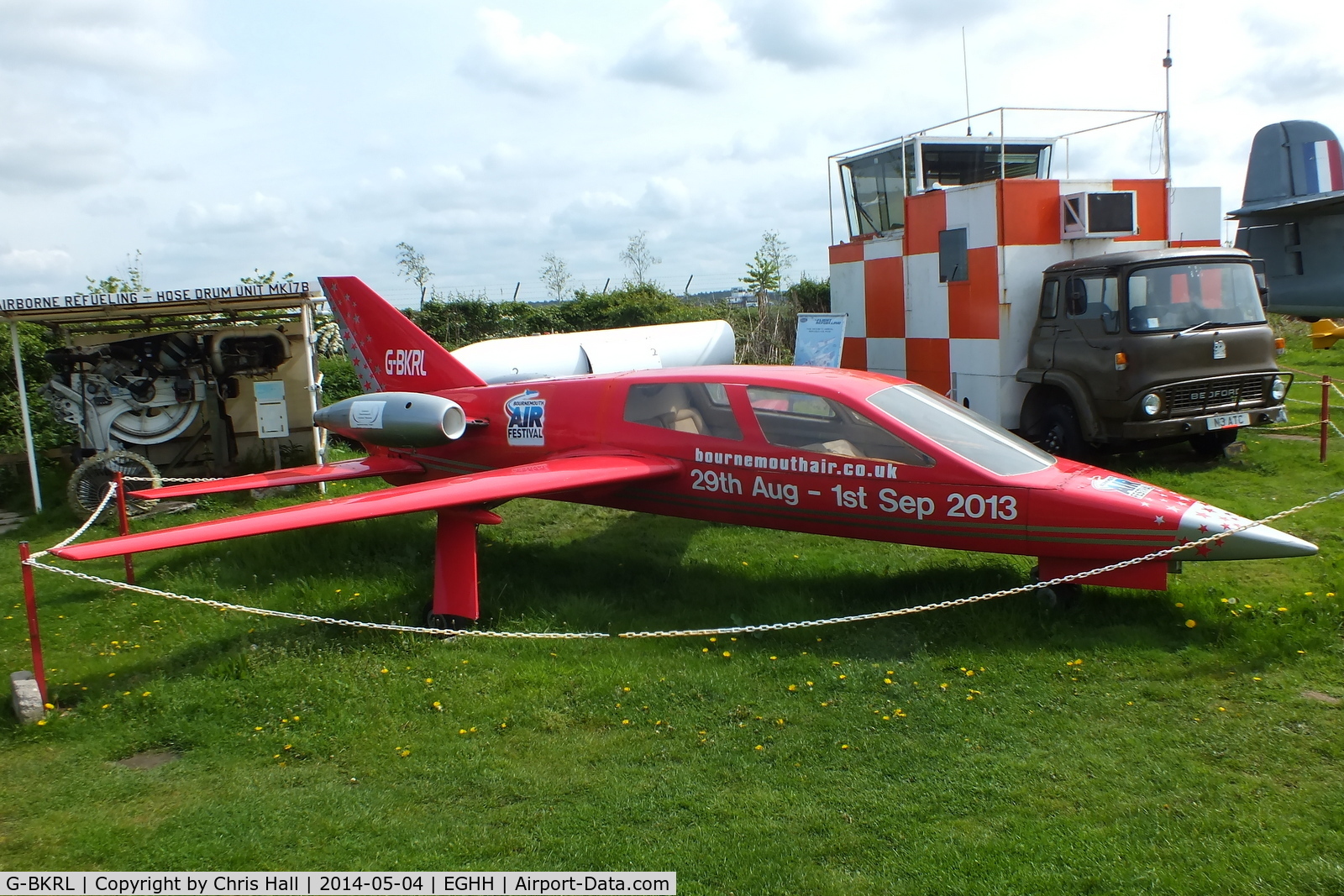 G-BKRL, Chichester-Miles Leopard C/N 001, at the Bournemouth Aviaton Museum