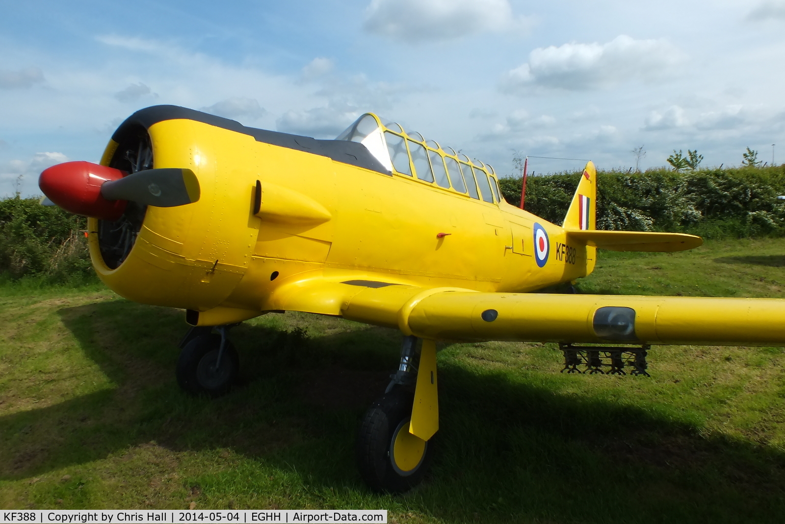 KF388, North American Harvard IIB C/N Composite, at the Bournemouth Aviaton Museum