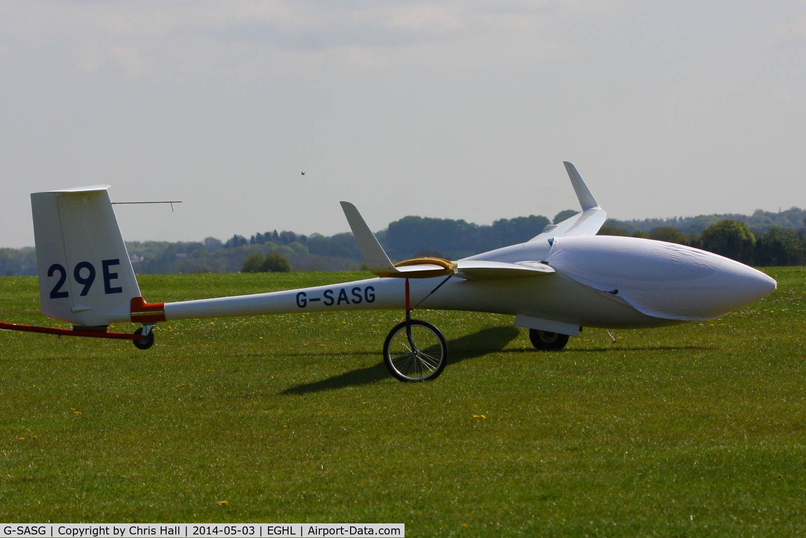 G-SASG, 2007 Schleicher ASW-27-18E C/N 29530, at Lasham airfield