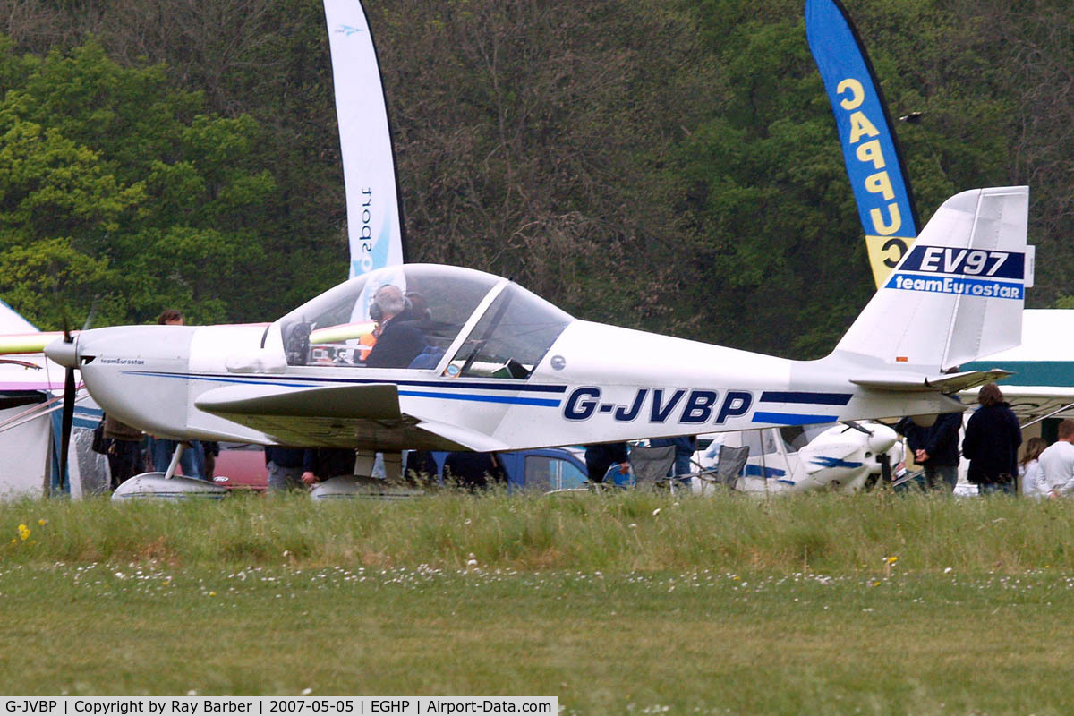G-JVBP, 2006 Aerotechnik EV-97 TeamEurostar UK C/N 2730, G-JVBP   Evektor EV-97 Team Eurostar [2006-2730] Popham~G 05/05/2007