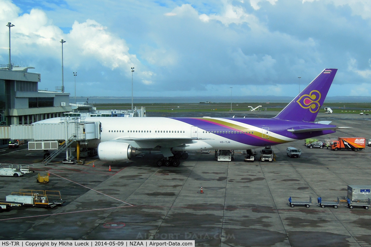 HS-TJR, 2006 Boeing 777-2D7/ER C/N 34586/588, At Auckland