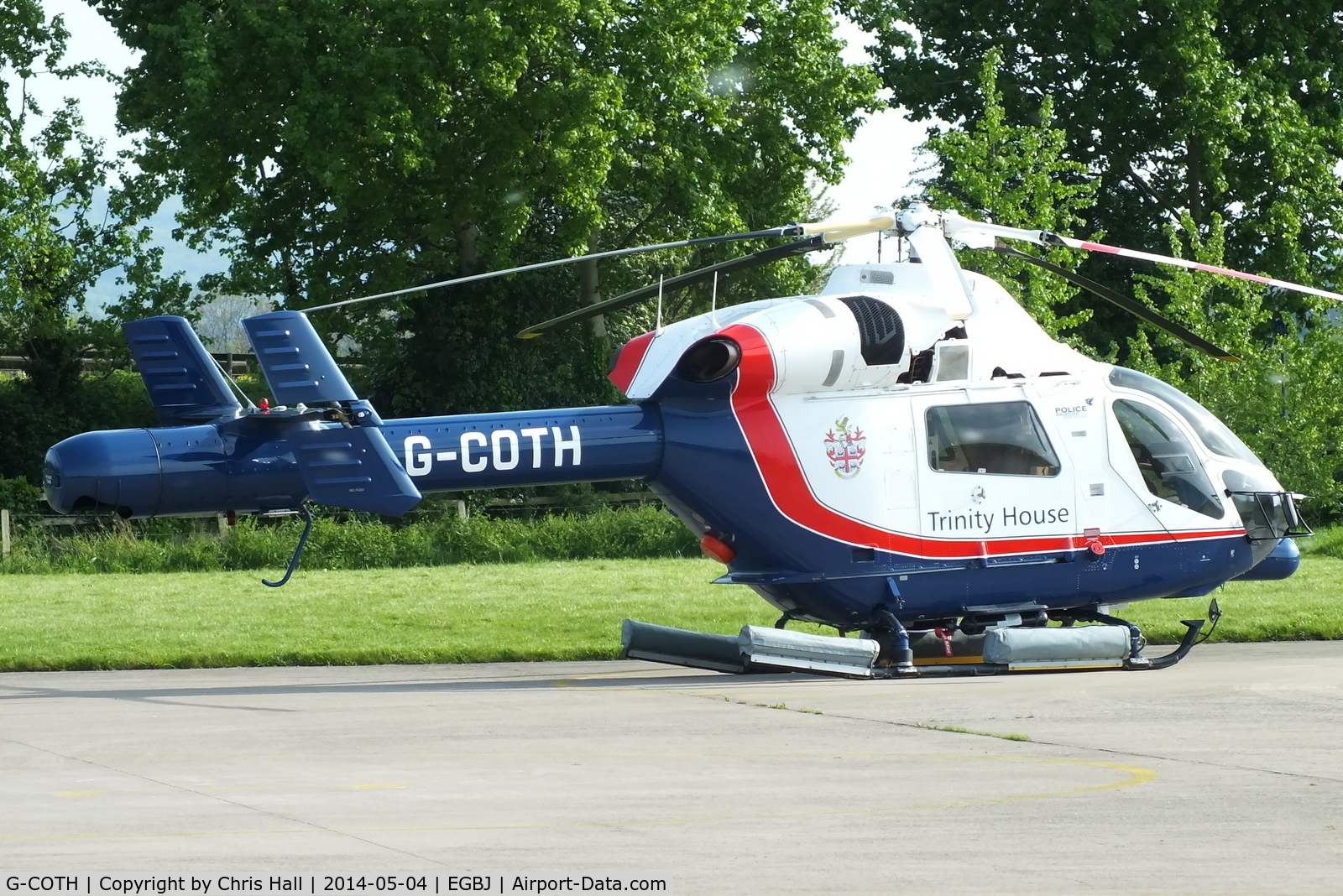 G-COTH, 2001 MD Helicopters MD-900 Explorer C/N 900-00085, at Staverton