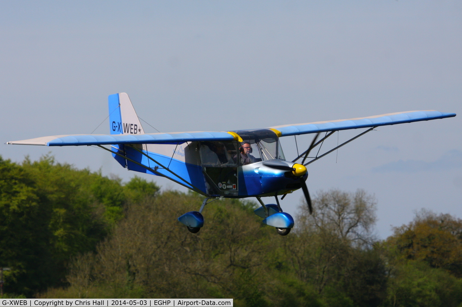 G-XWEB, 2005 Skyranger 912(2) C/N BMAA/HB/443, at the 2014 Microlight Trade Fair, Popham