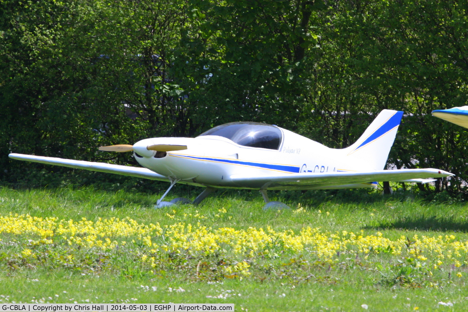 G-CBLA, 2001 Aero Designs Pulsar XP C/N 367, at the 2014 Microlight Trade Fair, Popham