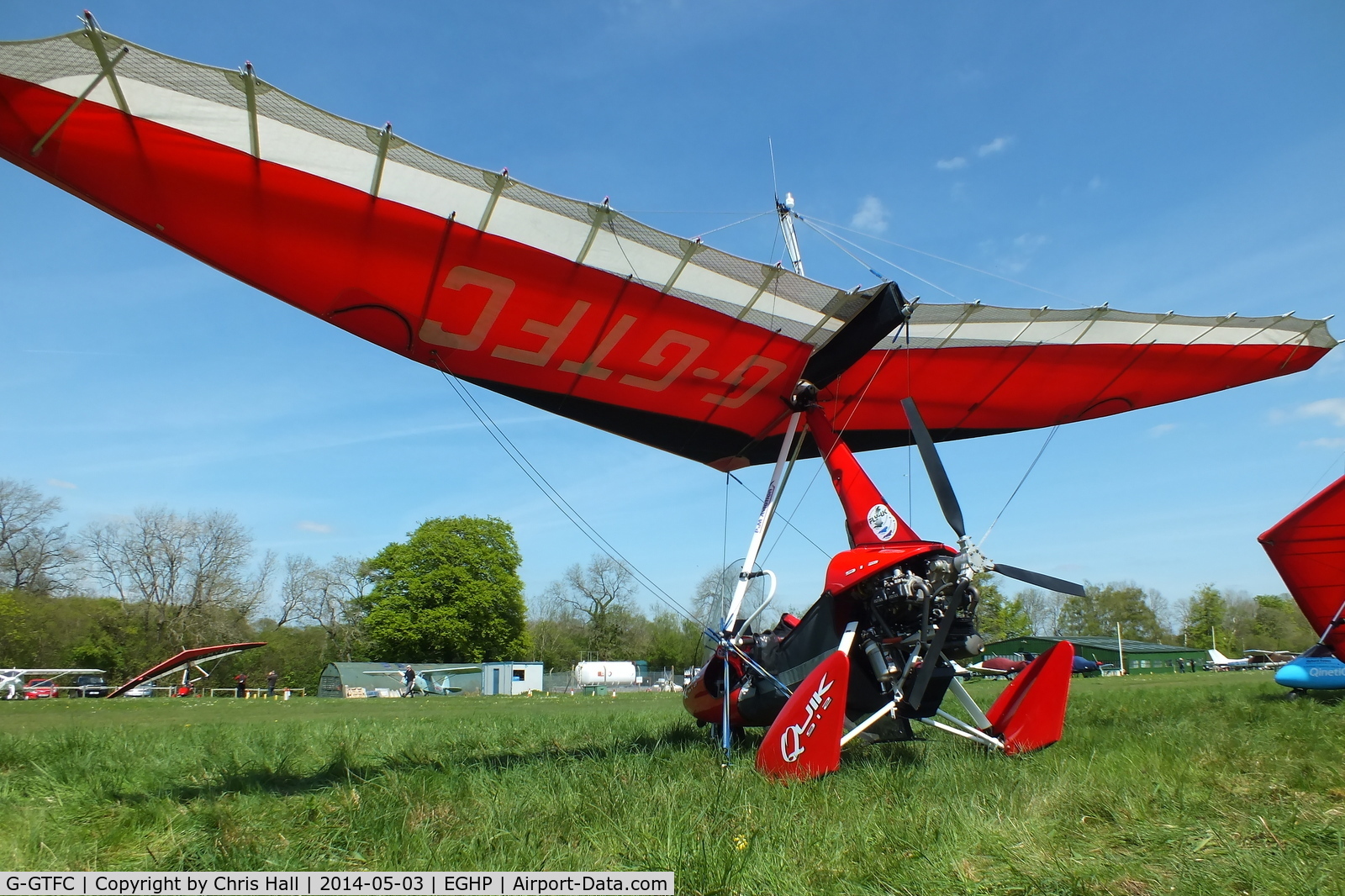 G-GTFC, 2006 P&M Aviation Pegasus Quik C/N 8184, at the 2014 Microlight Trade Fair, Popham