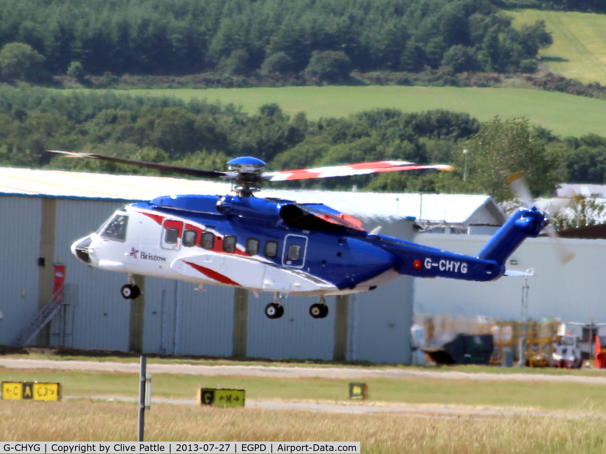 G-CHYG, 2013 Sikorsky S-92A C/N 920196, Aberdeen action