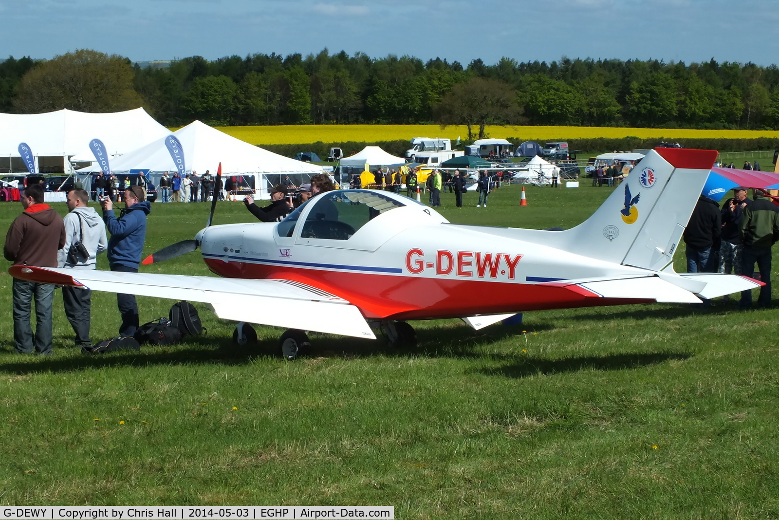 G-DEWY, 2005 Alpi Aviation Pioneer 300 C/N PFA 330-14292, at the 2014 Microlight Trade Fair, Popham