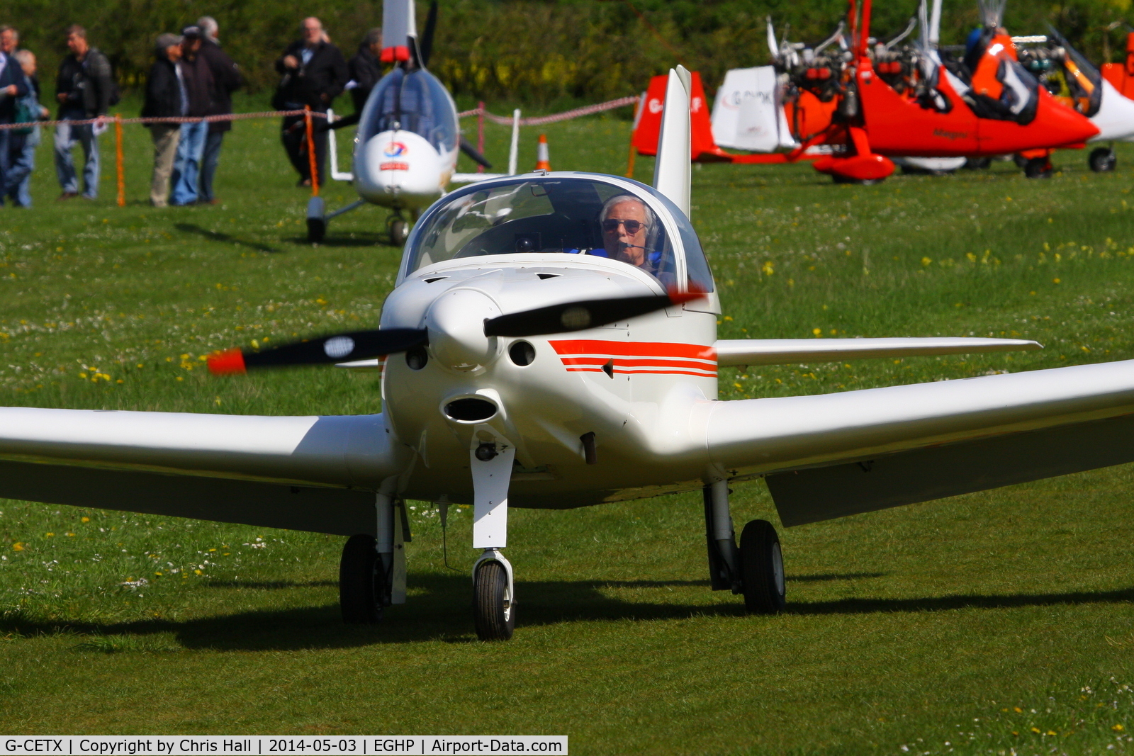 G-CETX, 2007 Alpi Aviation Pioneer 300 C/N PFA 330-14573, at the 2014 Microlight Trade Fair, Popham