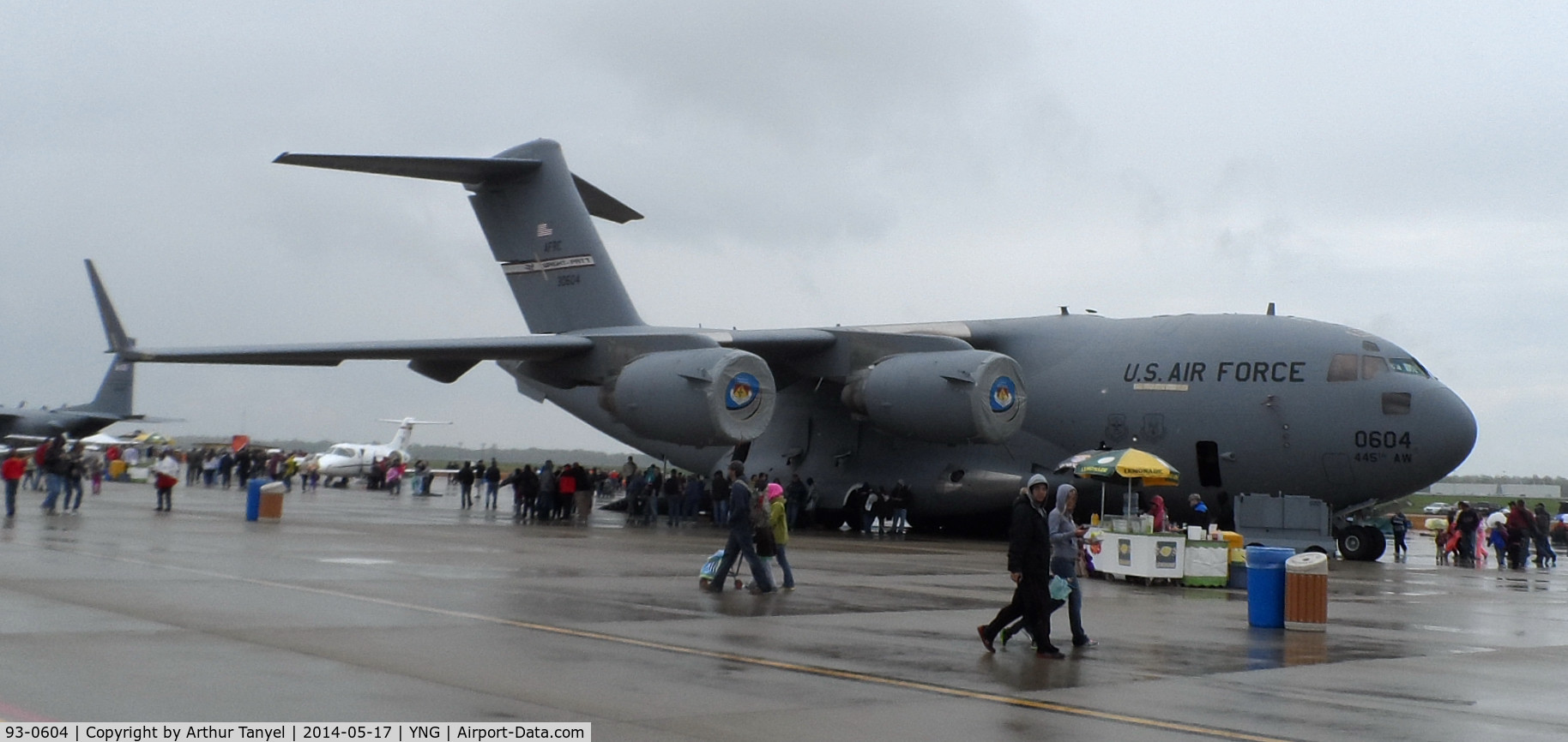 93-0604, 1994 McDonnell Douglas C-17A Globemaster III C/N F-23/P-20, On display @ Youngstown Airshow