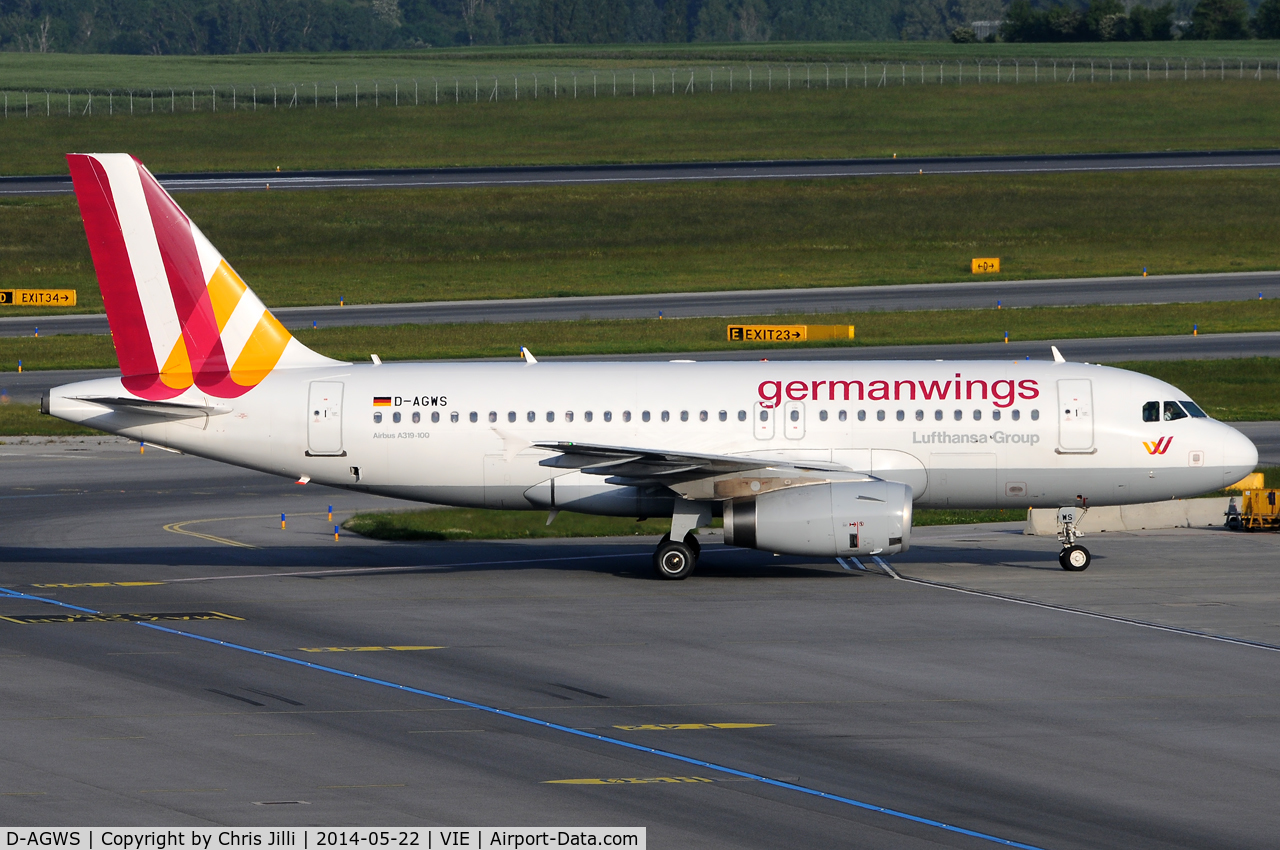 D-AGWS, 2012 Airbus A319-132 C/N 4998, Germanwings