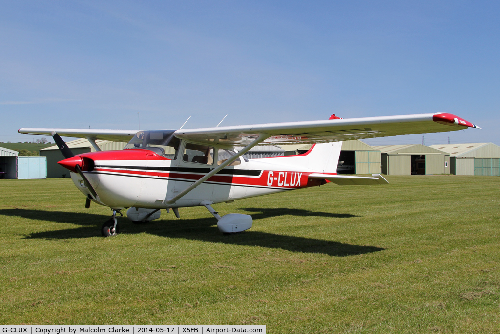 G-CLUX, 1980 Reims F172N Skyhawk C/N 1996, Reims F172N Skyhawk, Fishburn Airfield UK, May 2014.