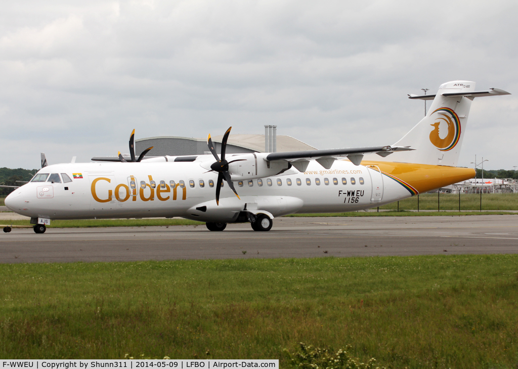 F-WWEU, 2014 ATR 72-600 (72-212A) C/N 1156, C/n 1156 - To be XY-AJS