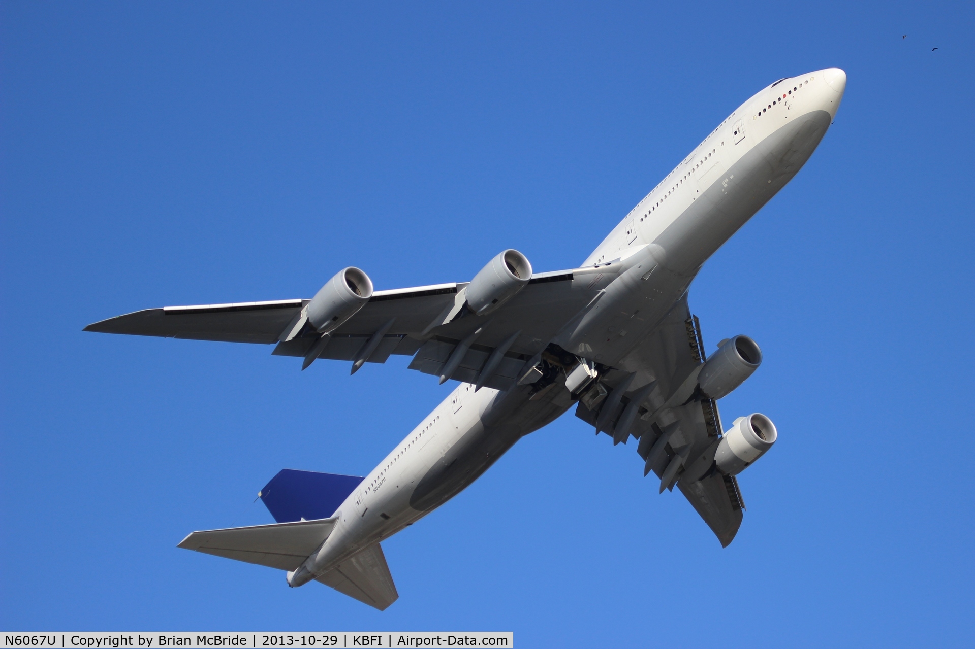 N6067U, 2011 Boeing 747-830 C/N 37826, 747-830. D-ABYE, N6067U cn 37826 1435. Seattle - Boeing Field King County International (BFI KBFI). Image © Brian McBride. 29 October 2013
