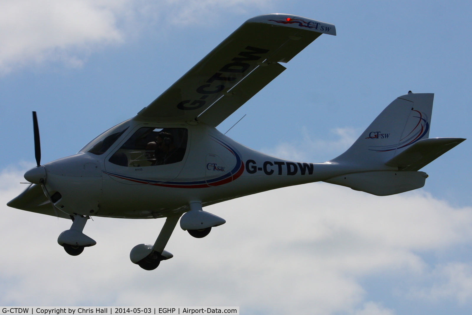 G-CTDW, 2007 Flight Design CTSW C/N 8295, at the 2014 Microlight Trade Fair, Popham