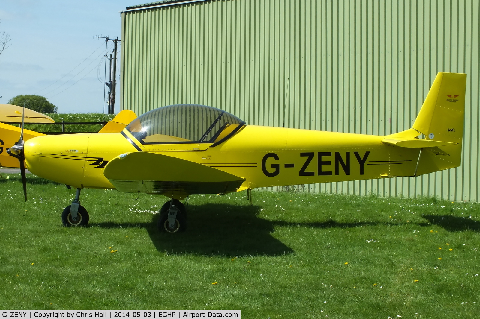 G-ZENY, 2008 Zenair CH-601 HD Zodiac C/N PFA 162-13668, at the 2014 Microlight Trade Fair, Popham