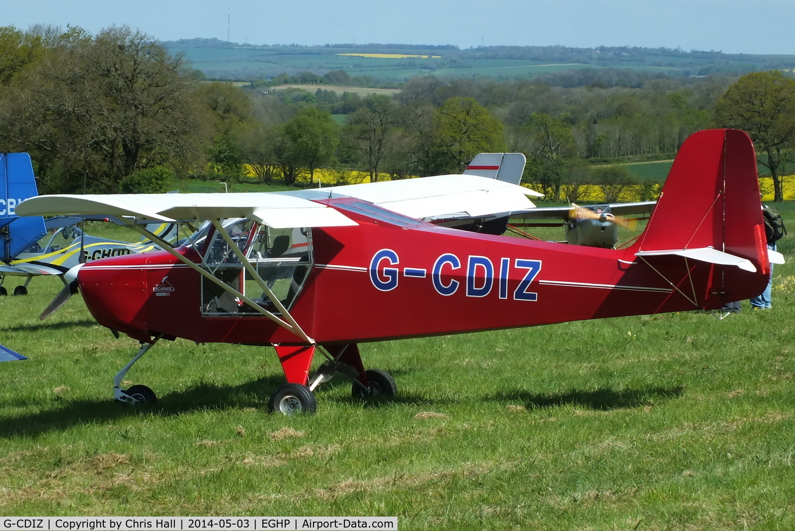 G-CDIZ, 2005 Reality Escapade 912(1) C/N BMAA/HB/393, at the 2014 Microlight Trade Fair, Popham