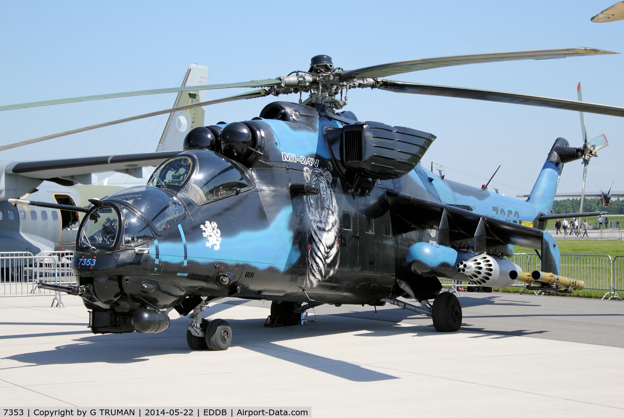 7353, Mil Mi-24V Hind E C/N 087353, In the static display at ILA 2014