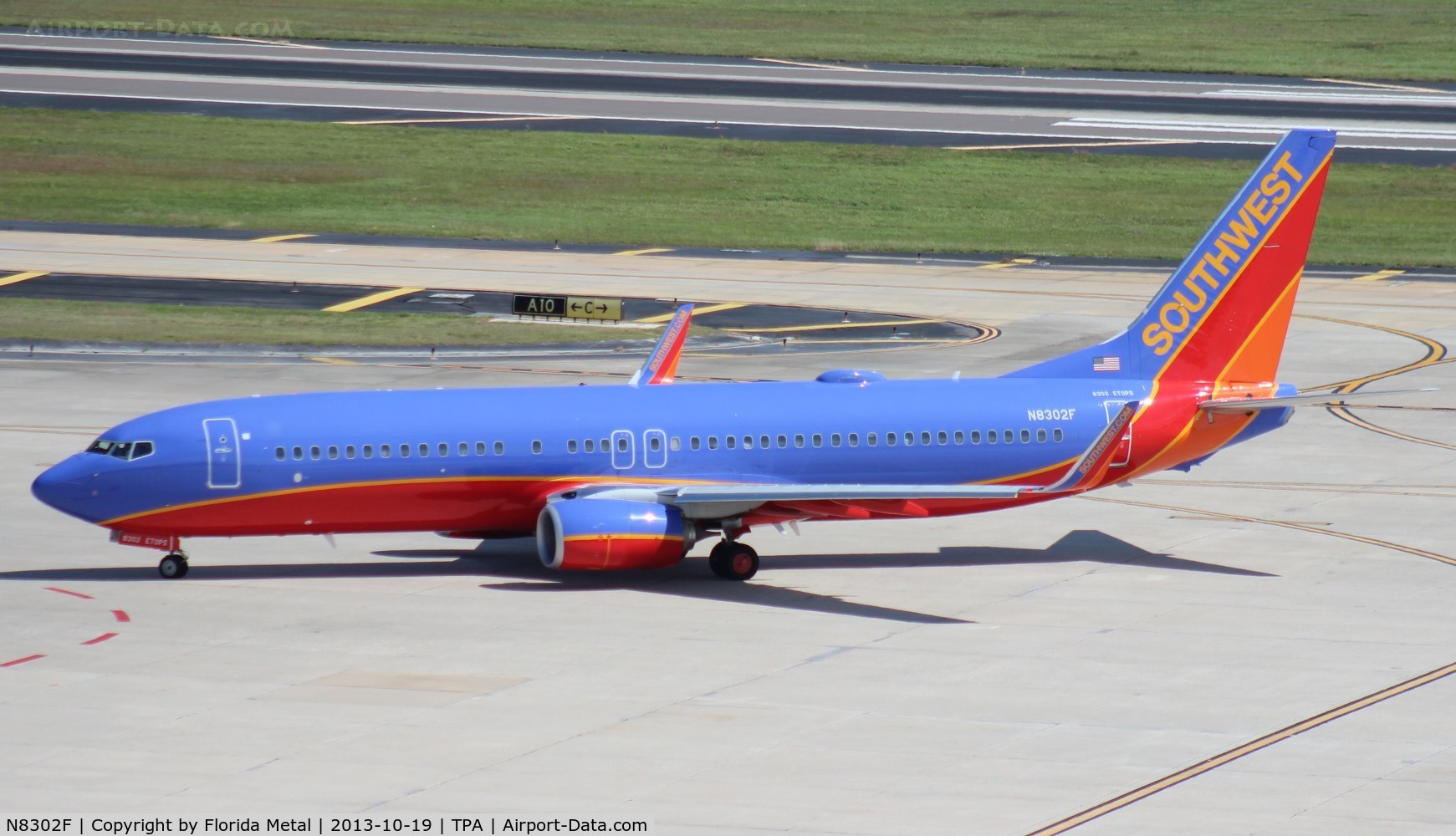 N8302F, 2012 Boeing 737-8H4 C/N 36680, Southwest 737-800
