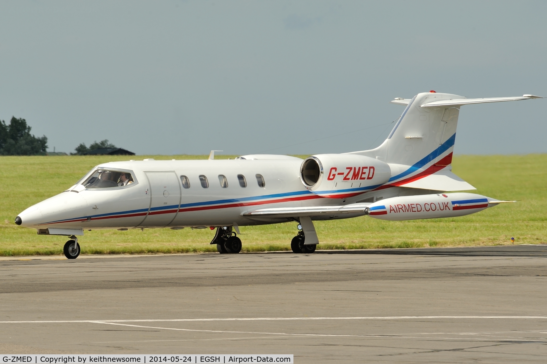 G-ZMED, 1990 Learjet 35A C/N 35A-656, Another medevac !