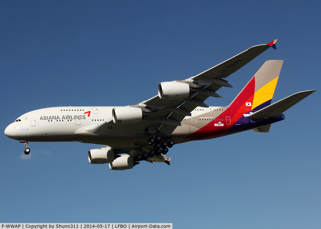 F-WWAP, 2013 Airbus A380-841 C/N 152, C/n 0152 - To be HL7825