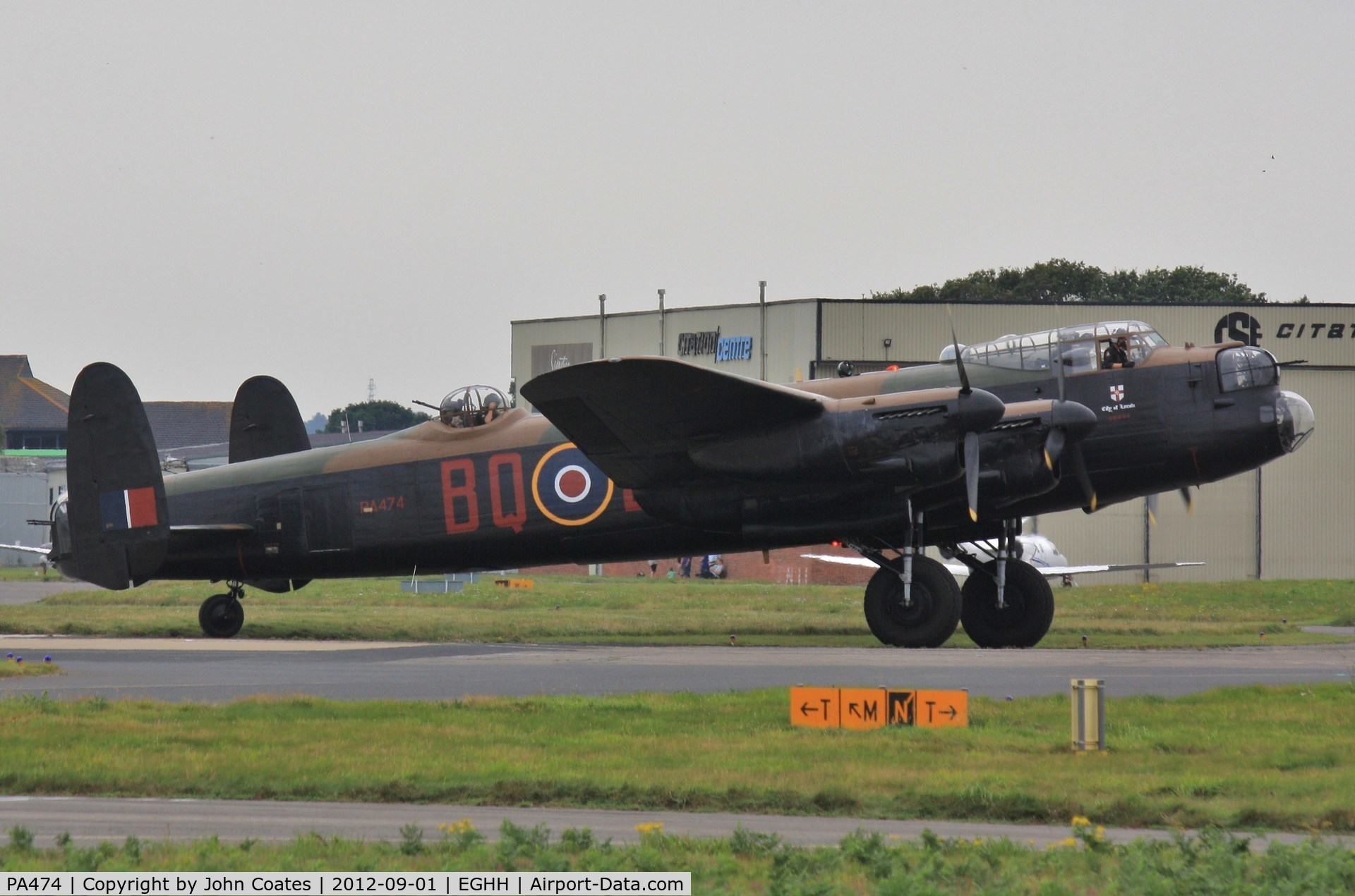 PA474, 1945 Avro 683 Lancaster B1 C/N VACH0052/D2973, Parking