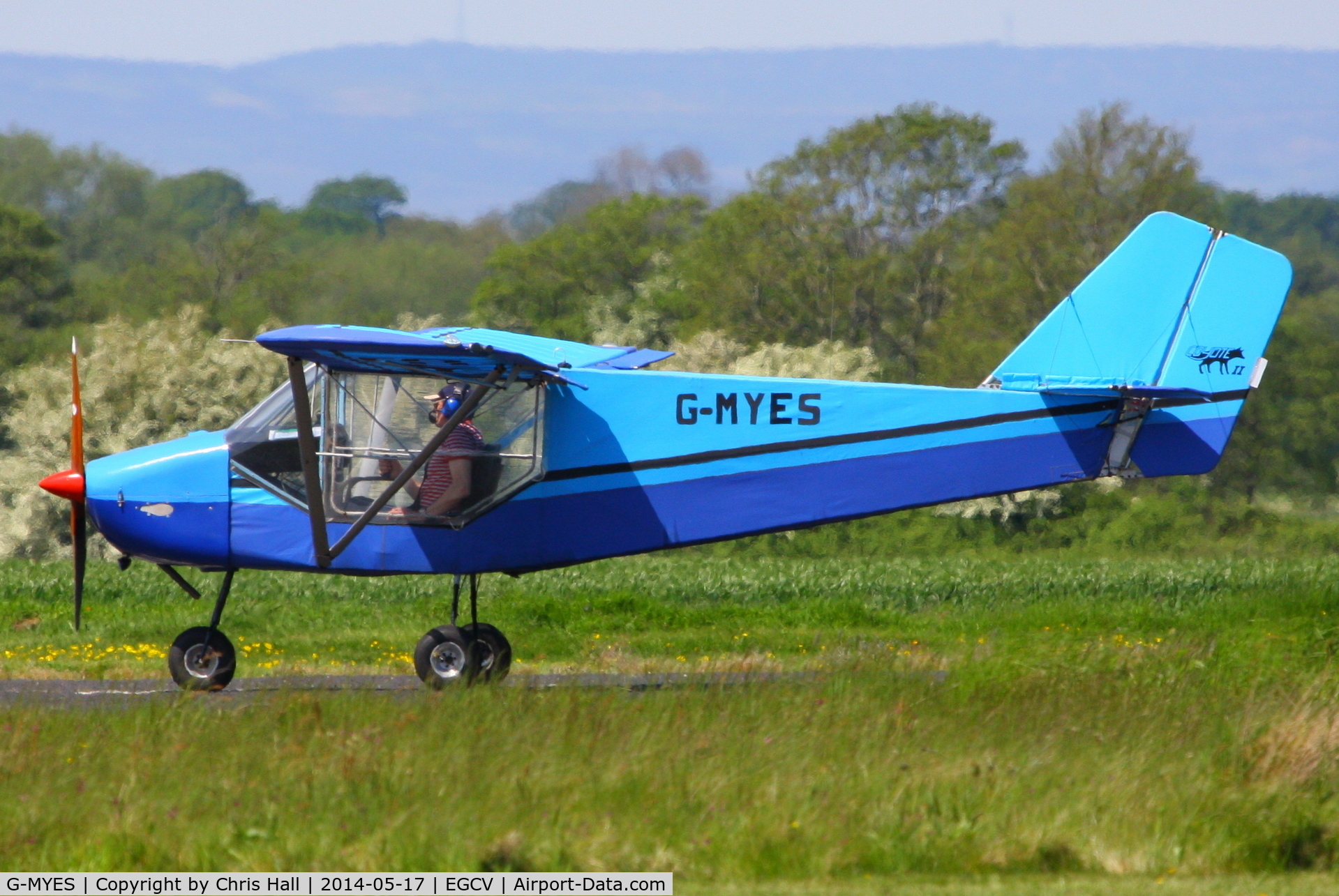 G-MYES, 1992 Rans S-6ESD Coyote II C/N PFA 204-12254, visitor from Mona