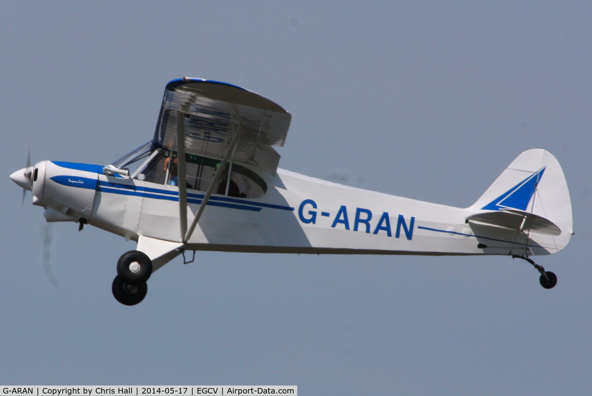 G-ARAN, 1960 Piper PA-18-150 Super Cub C/N 18-7307, Visitor from Leicester