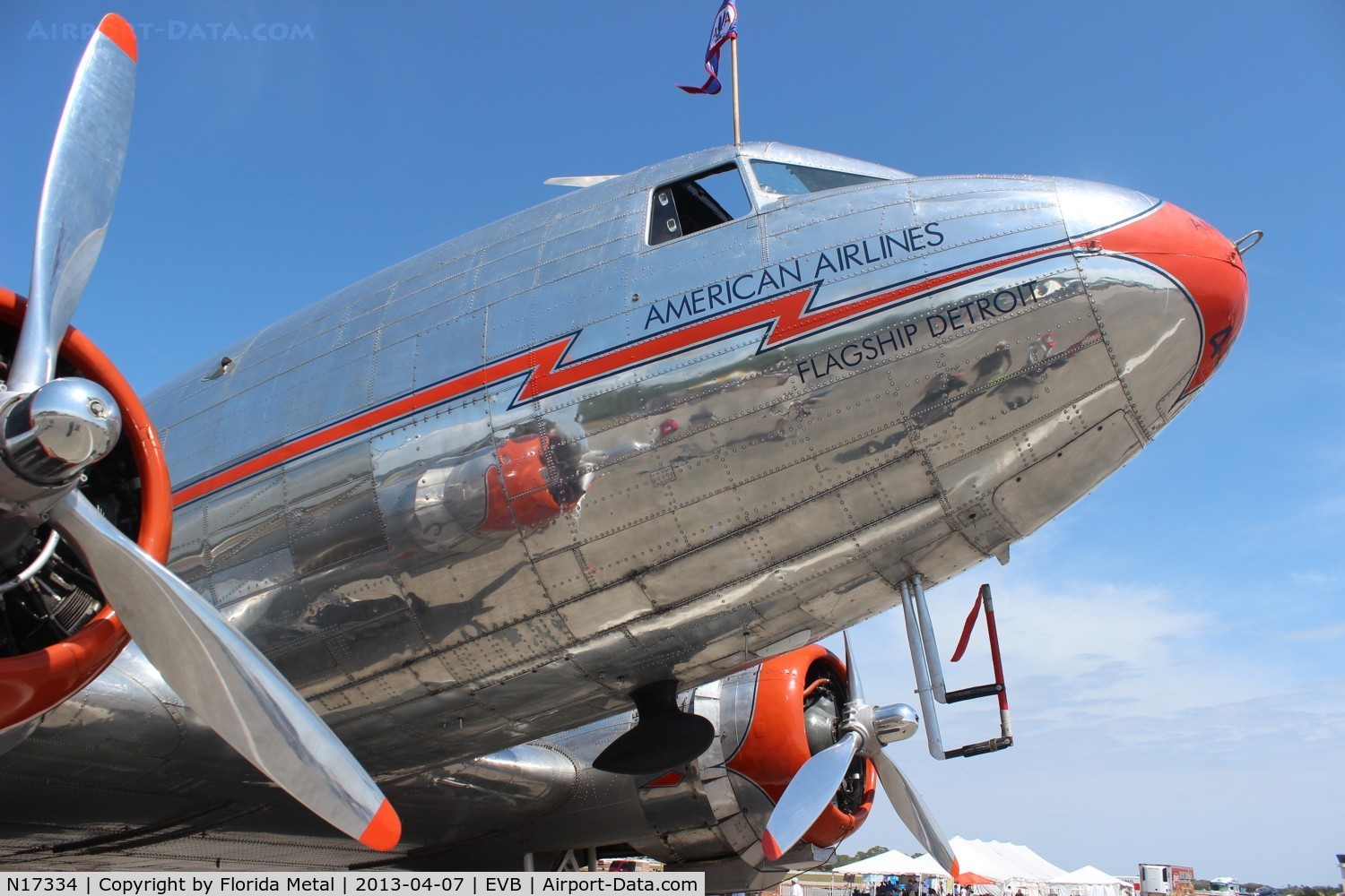 N17334, 1937 Douglas DC-3-178 C/N 1920, American Airlines Flagship Detroit DC-3