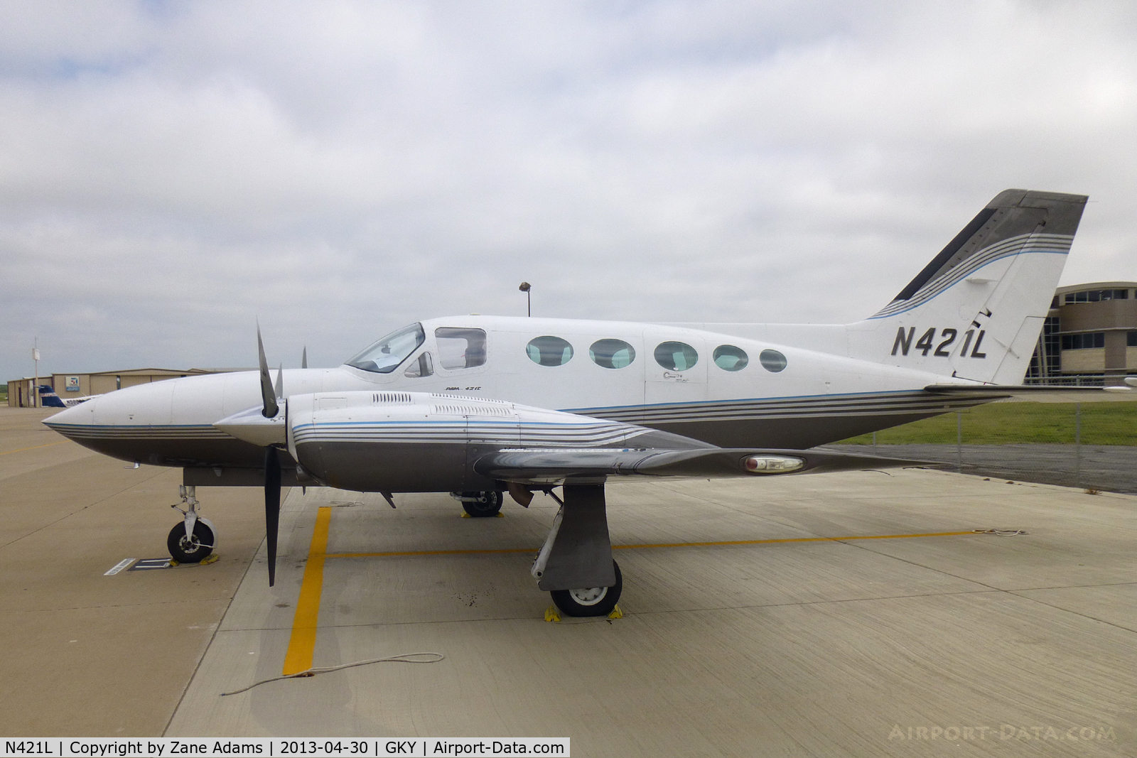 N421L, Cessna 421C Golden Eagle C/N 421C1013, At Arlington Municipal Airport - Arlington, TX