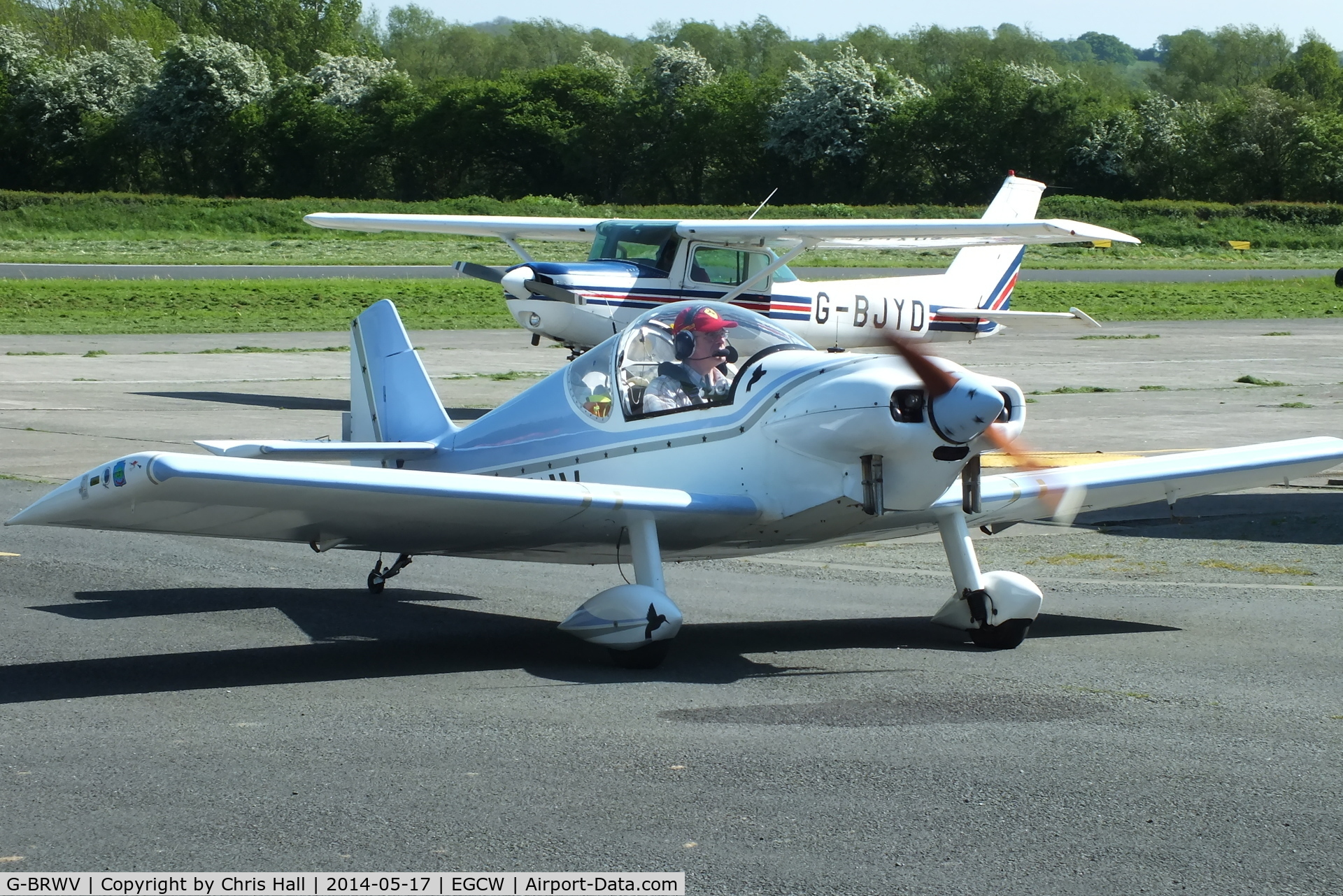 G-BRWV, 1991 Brugger MB-2 Colibri C/N PFA 043-11027, Welshpool resident