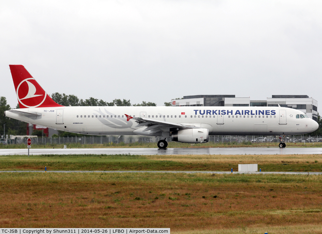 TC-JSB, 2012 Airbus A321-231 C/N 5205, Ready for take off rwy 32R...