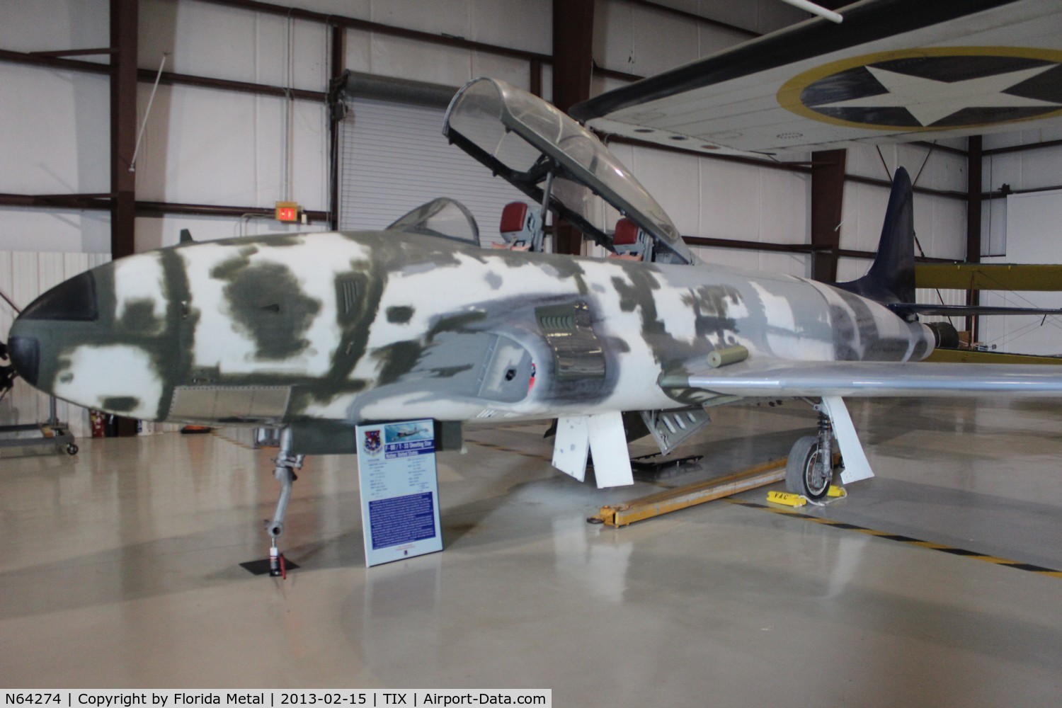 N64274, 1957 Lockheed T-33A Shooting Star C/N 57-0569 (580-1219), T-33 under restoration at Valiant Air Command