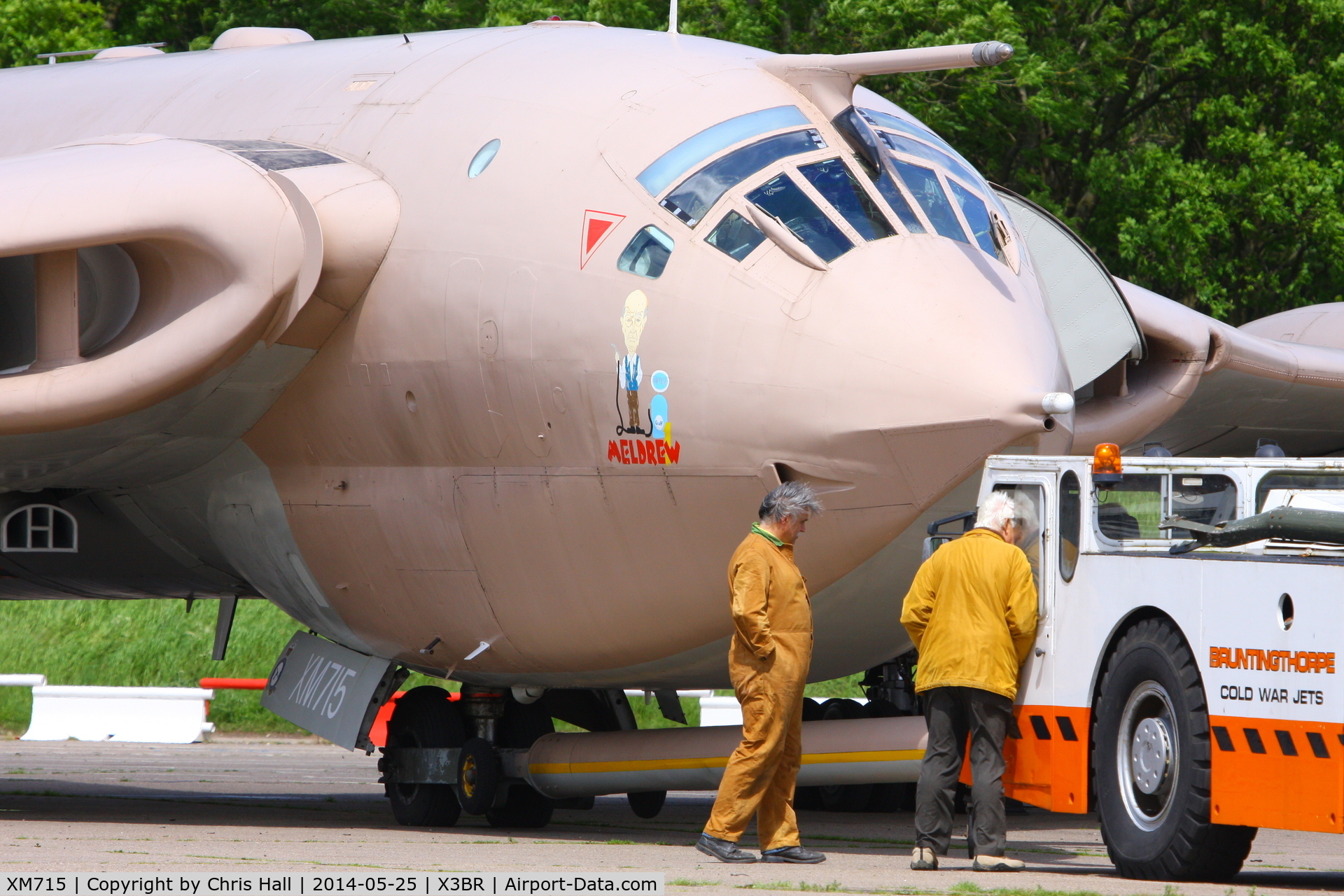 XM715, 1963 Handley Page Victor K.2 C/N HP80/83, at the Cold War Jets Open Day 2014