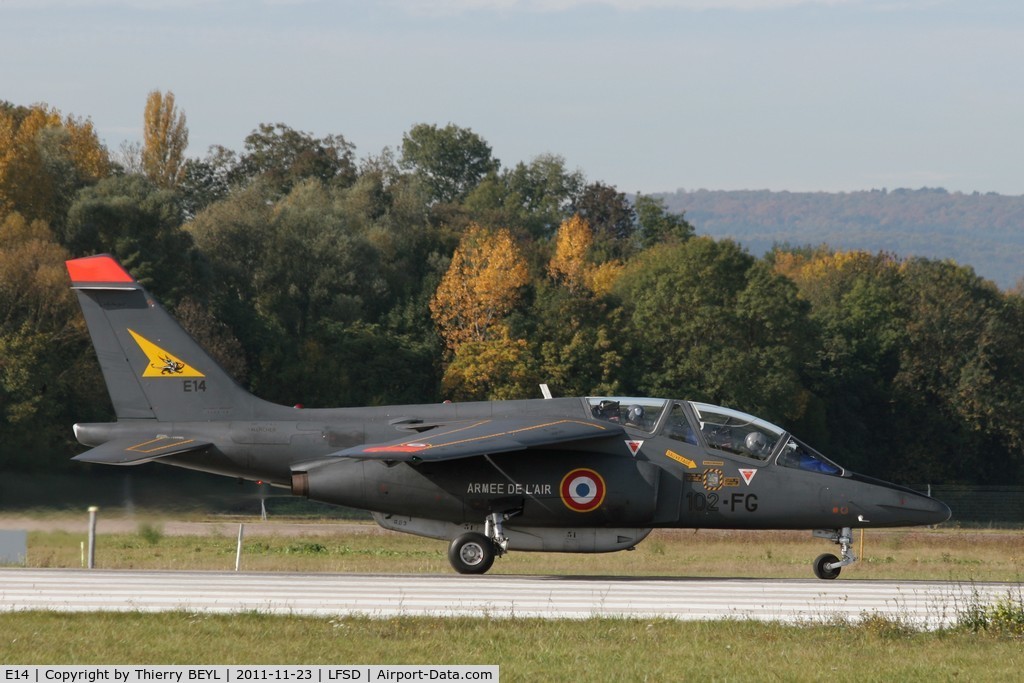 E14, Dassault-Dornier Alpha Jet E C/N E14, Before Take-off