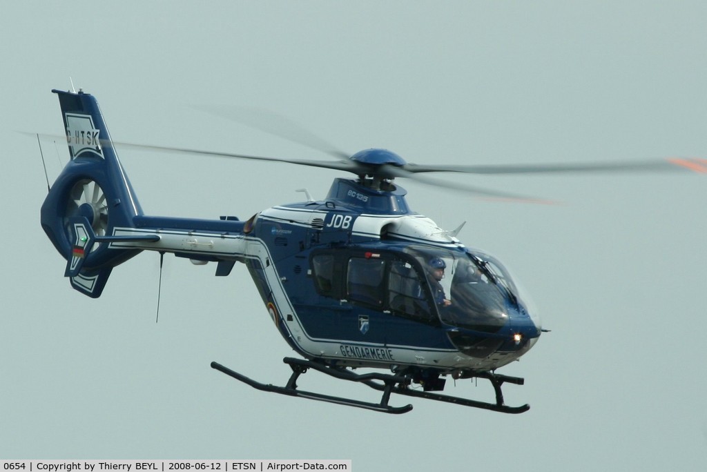 0654, 2008 Eurocopter EC-135T-2 C/N 0654, Before delivery to Gendarmerie Nationale