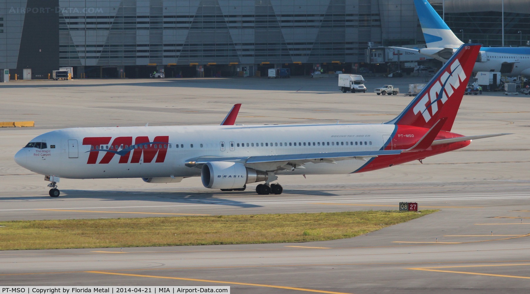 PT-MSO, 2012 Boeing 767-316/ER C/N 41747, Ex CC-BDG of LAN, now with TAM