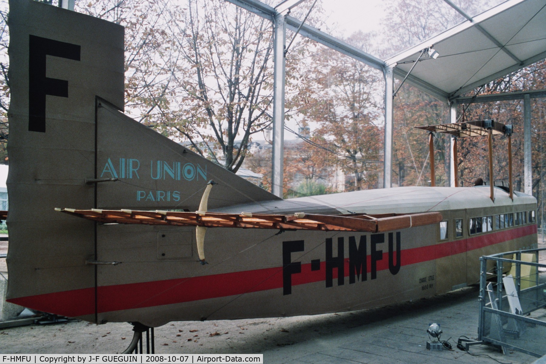 F-HMFU, 1920 Farman F.60 Goliath C/N 3, On display at Paris-Champs Elysées for the exhibition 