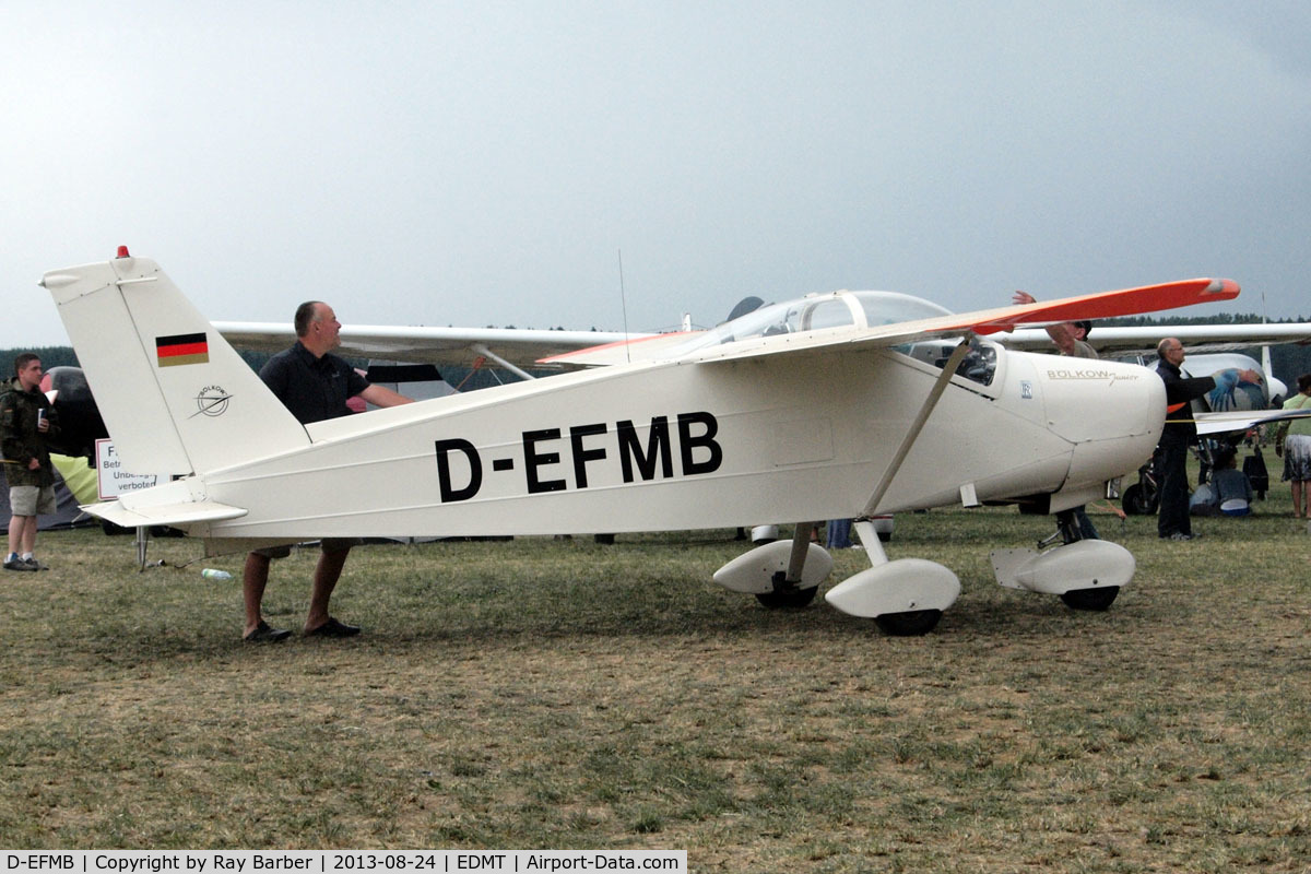 D-EFMB, 1966 Bolkow Bo-208C Junior C/N 632, Bolkow Bo.208C Junior [632] Tannheim~D 24/08/2013