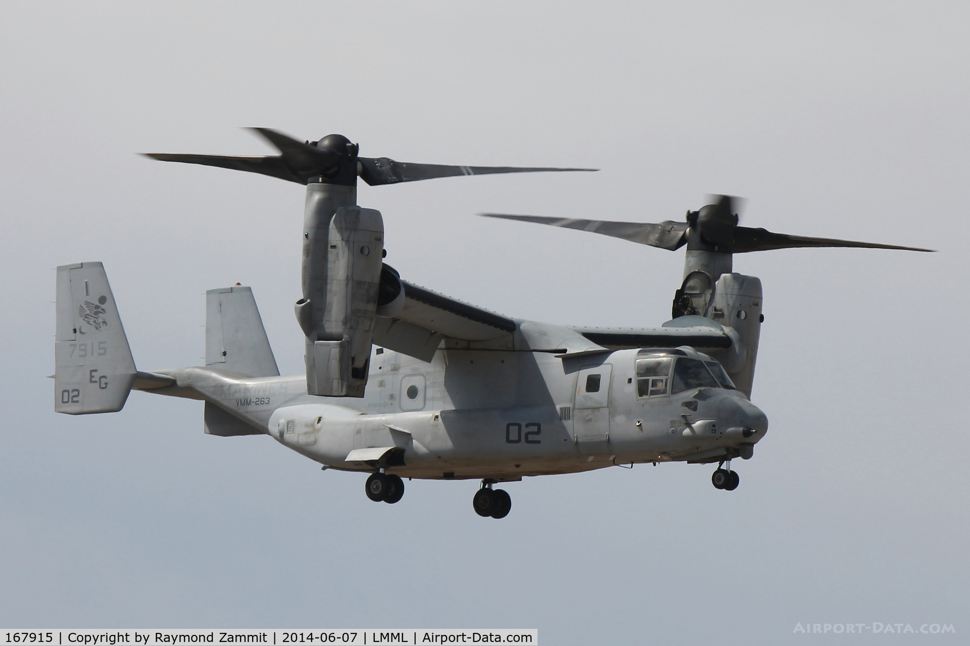 167915, Bell-Boeing MV-22B Osprey C/N D0126, Osprey 167915/EG-13 VMM263 USMC