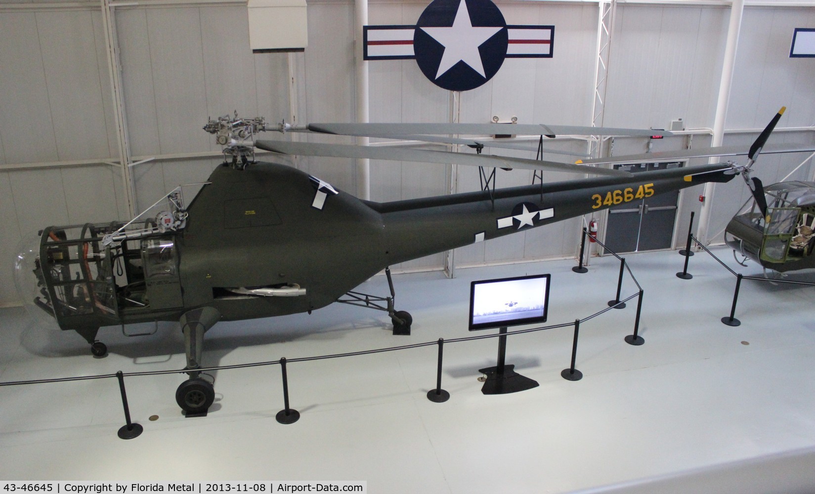 43-46645, 1944 Sikorsky R-5D Dragonfly C/N 188, R-5D Dragonfly at Army Aviation Museum