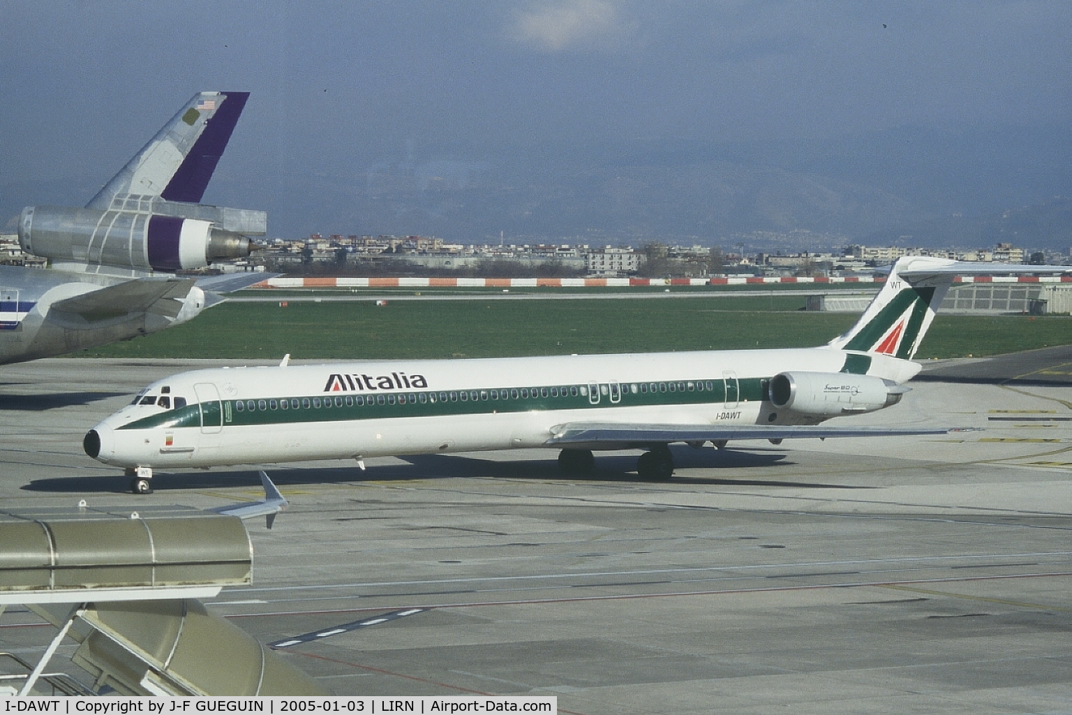 I-DAWT, 1985 McDonnell Douglas MD-82 (DC-9-82) C/N 49210, I-DAWT at Naples-Capodichino airport.