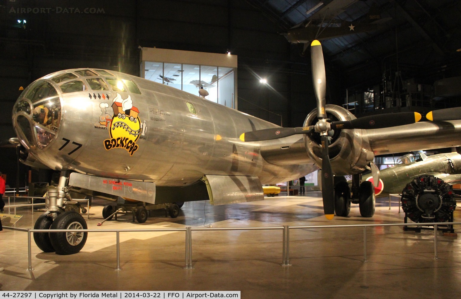 44-27297, 1944 Boeing B-29 Superfortress C/N 3615, B-29 Bocks Car that dropped the second atomic bomb on Nagasaki